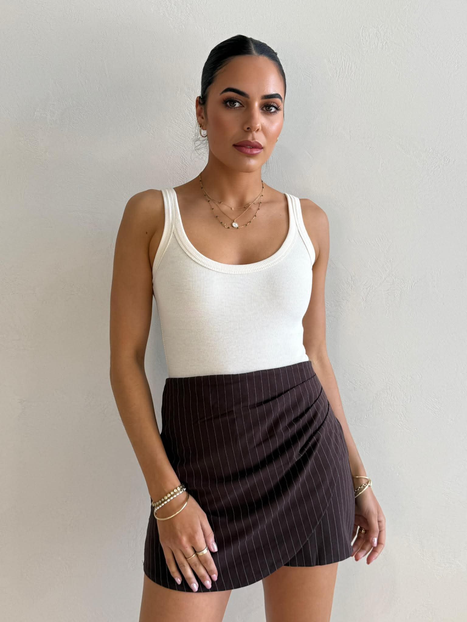 SKORT - CHOCOLATE