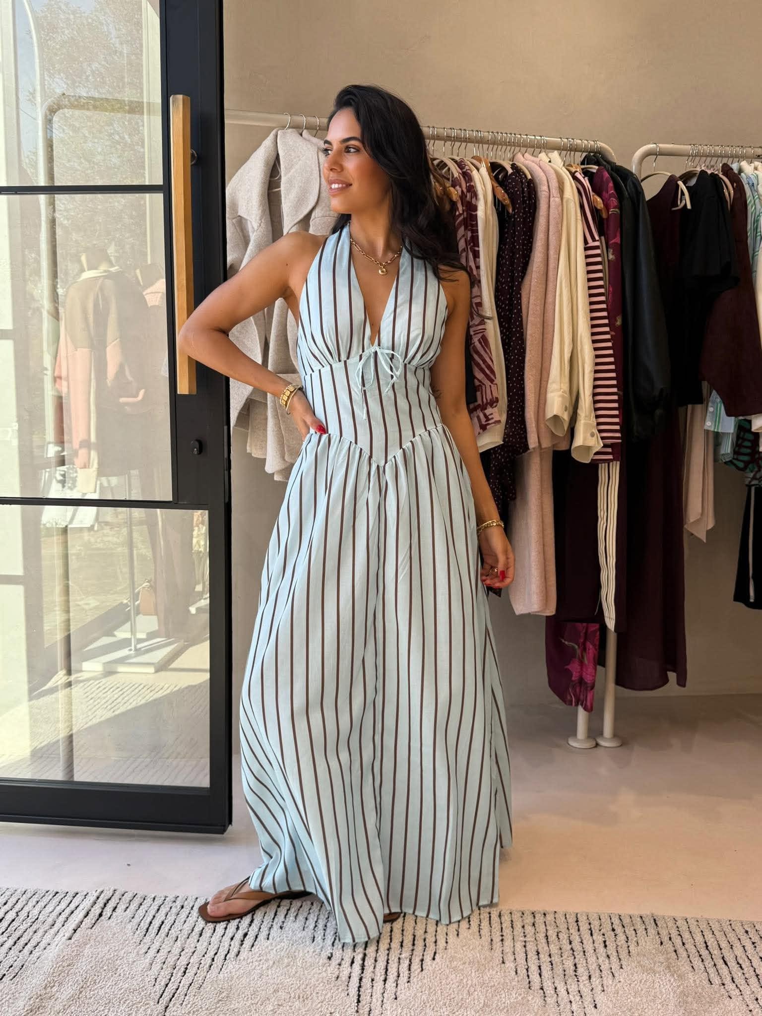TIE NECK DRESS