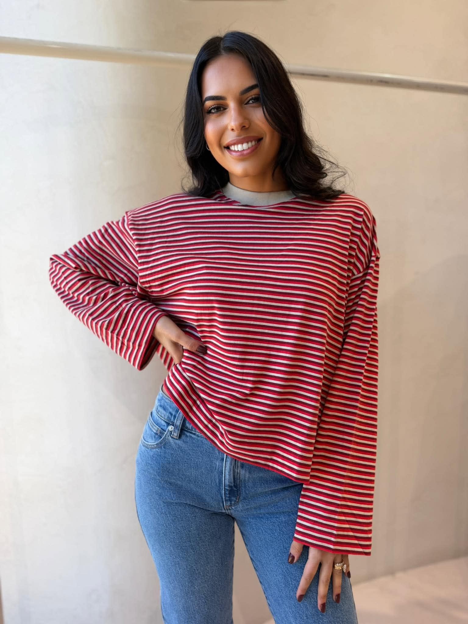 SOFT HAND FEEL SLOUCHY TEE