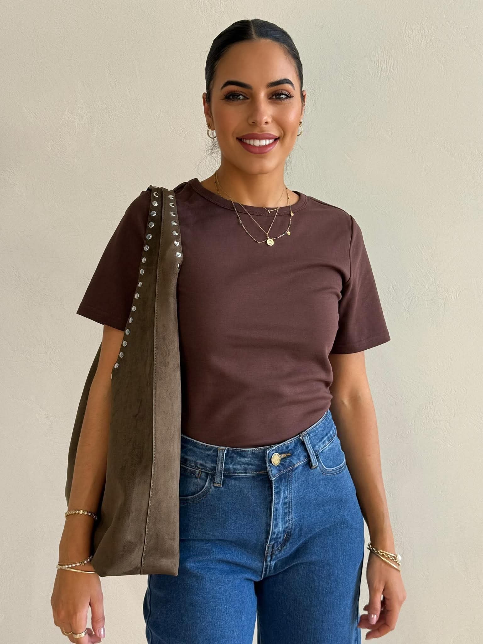FITTED CHOC TEE