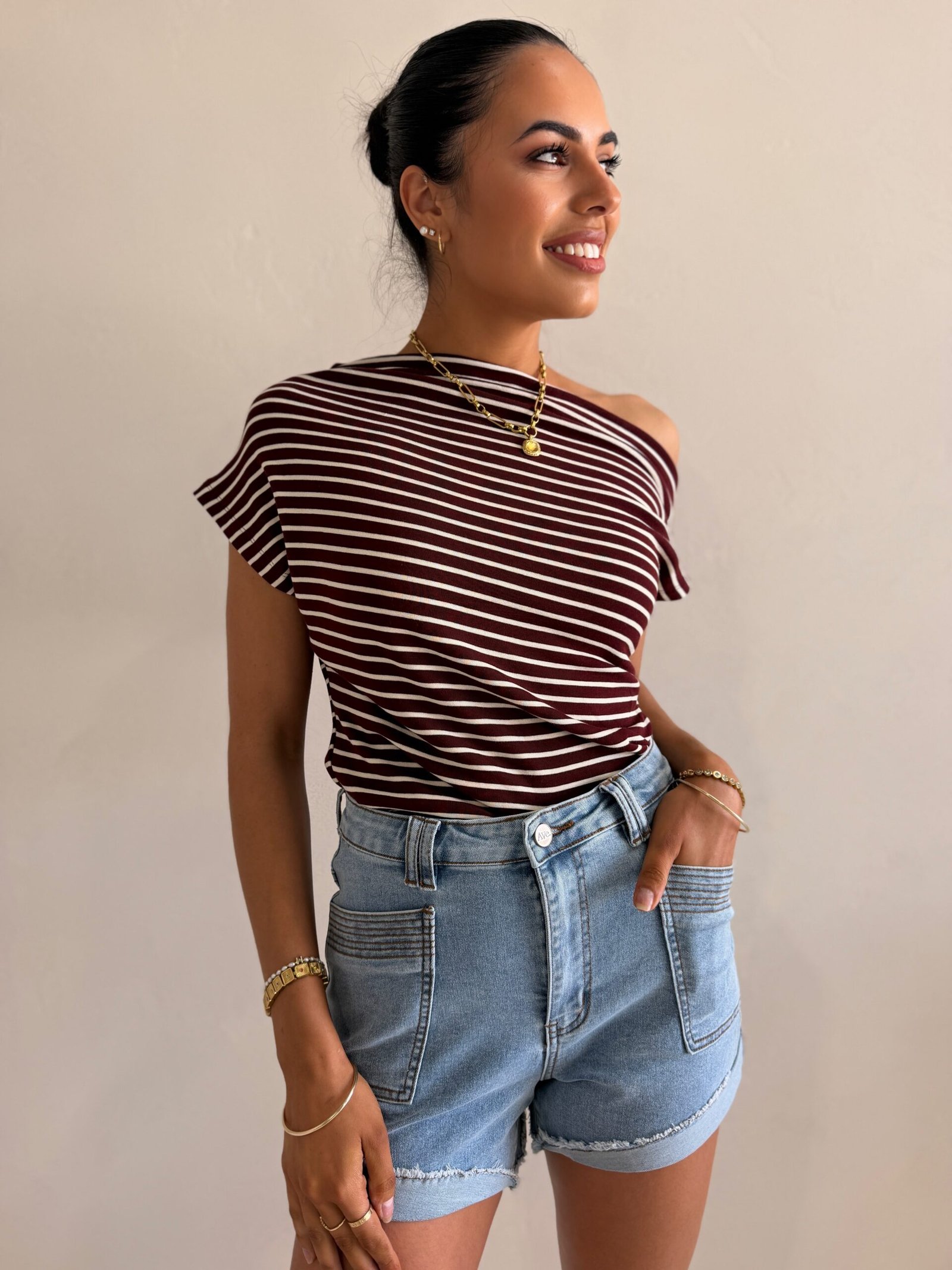 DENIM STRETCH SHORT